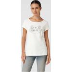 Offwhitefarbene RAGWEAR Nachhaltige T-Shirts aus Baumwolle für Damen Größe XS 