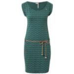 Dunkelgrüne RAGWEAR Nachhaltige Damenkleider aus Baumwolle Größe S für den für den Sommer 