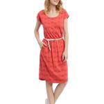 Rote Streetwear RAGWEAR Nachhaltige Taillierte Kleider für Damen Größe M 