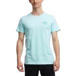 Aquablaue Streetwear RAGWEAR Bio T-Shirts mit Berg-Motiv für Herren Größe M 