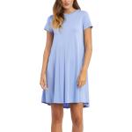 Blaue Elegante RAGWEAR Vegane Nachhaltige Sommerkleider für Damen Größe M für den für den Sommer 