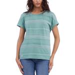 Blaue Streetwear Kurzärmelige RAGWEAR Vegane Nachhaltige T-Shirts für Damen Größe S 