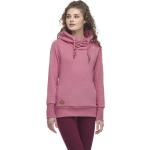 Pinke RAGWEAR Vegane Nachhaltige Damensweatshirts aus Baumwolle mit Kapuze Größe S 