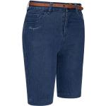 Indigofarbene Business Vegane Jeans Hotpants aus Baumwolle maschinenwaschbar für Damen für den für den Sommer 
