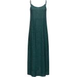 Grüne Casual Vegane Midi Spaghettiträger-Kleider aus Jersey für Damen Größe S für den für den Sommer 
