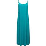 Grüne Elegante Vegane Midi Spaghettiträger-Kleider aus Jersey für Damen Größe XXL für den für den Sommer 