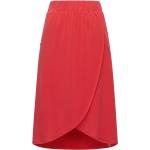 Rote Vegane Sommerröcke aus Jersey maschinenwaschbar für Damen Größe XS für den für den Frühling 