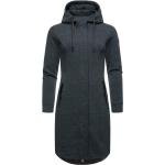 Schwarze Gesteppte Elegante Winddichte Mini Kapuzenmäntel mit Kapuze für Damen Größe S für den für den Winter 