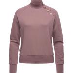 Schwarze Sportliche Langärmelige Vegane Damensweatshirts mit Knopf aus Baumwollmischung maschinenwaschbar Größe L für den für den Frühling 