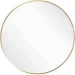 Goldene Runde Runde Spiegel 60 cm aus Metall 