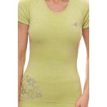 Reduzierte Grüne Rundhals-Ausschnitt T-Shirts für Damen Größe XS 