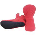 Korallenrote Raikou Anti-Rutsch-Socken aus Polyester maschinenwaschbar für Damen Größe 43 