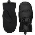 Schwarze Streetwear RAINS Herrenfäustlinge & Herrenfausthandschuhe mit Schnalle aus Fleece Größe M für den für den Herbst 