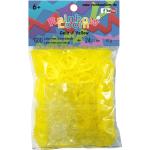 Rainbow Loom Gummibänder 600 Stück Jelly gelb