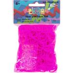 Rainbow Loom Gummibänder 600 Stück neon-pink