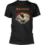 Rainbow 'Rising Classic' (Schwarz) T-Shirt - NEU & OFFIZIELL