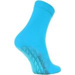 Türkise Anti-Rutsch-Socken für Herren Größe 43 