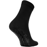 Schwarze Anti-Rutsch-Socken für Damen Größe 37 