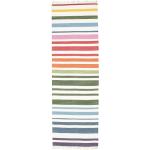 Rainbow Stripe Teppich - Mehrfarbig 80x250
