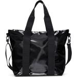 Schwarze Vegane Mini Handtaschen mit Reißverschluss aus Polyester für Herren mini 