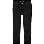 Schwarze RAIZZED Skinny Jeans für Kinder aus Denim für Jungen Größe 140 