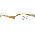 Braune Ralph Lauren Halbrand Brillen aus Metall für Herren 
