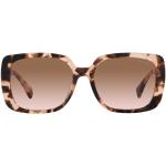 Rosa Ralph Lauren Rechteckige Rechteckige Sonnenbrillen aus Kunststoff für Damen 