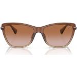 Braune Ralph Lauren Cateye Sonnenbrillen aus Kunststoff für Damen 