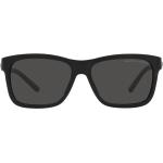 Schwarze Ralph Lauren Rechteckige Rechteckige Sonnenbrillen aus Kunststoff für Herren 