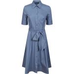 Blaue Ralph Lauren Shirtkleider für Damen Größe XL für den für den Sommer 