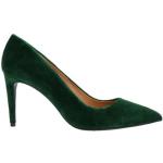 Reduzierte Grüne Unifarbene Ralph Lauren Collection Pfennigabsatz High Heels & Stiletto-Pumps aus Leder für Damen Größe 41 