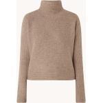 Reduzierte Sandfarbene Unifarbene Ralph Lauren Rollkragen Kaschmir-Pullover für Damen Größe S für den für den Herbst 