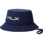 Marineblaue Unifarbene Ralph Lauren Snapback-Caps aus Polyester für Herren 