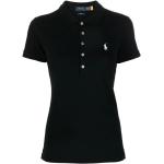 Ralph Lauren, Julie Slim Polo Shirt Black, Damen, Größe: XS