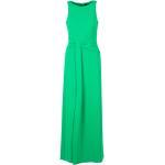 Grüne Ärmellose Ralph Lauren Midi Midikleider & knielange Kleider mit Reißverschluss für Damen Größe M 