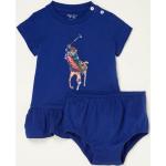 Cobaltblaue Ralph Lauren Mini Minikleider für Kinder & kurze Kinderkleider Größe 74 