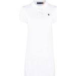 Weiße Ralph Lauren Mini Damenkleider aus Baumwolle Größe L 