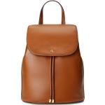 Ralph Lauren Leather Medium Winny Backpack (626592) tan