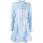 Blaue Ralph Lauren Midi Shirtkleider für Damen Größe L 