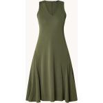 Grüne Ralph Lauren Mini V-Ausschnitt Minikleider & kurze Kleider für Damen Größe L 