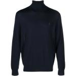 Reduzierte Marineblaue Ralph Lauren Rollkragen Herrensweatshirts aus Wolle Größe M 
