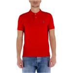 Reduzierte Rote Kurzärmelige Ralph Lauren Polo Ralph Lauren Kurzarm-Poloshirts aus Baumwolle für Herren Größe M 