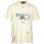 Reduzierte Weiße Ralph Lauren Herrenpoloshirts & Herrenpolohemden aus Baumwolle Größe S 