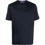 Reduzierte Blaue Kurzärmelige Ralph Lauren Purple Label T-Shirts für Herren 
