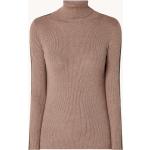 Braune Unifarbene Ralph Lauren Damensweatshirts aus Kunstleder Größe M 
