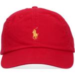 Reduzierte Rote Bestickte Ralph Lauren Snapback-Caps aus Baumwolle für Herren Einheitsgröße 