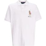 Weiße Bestickte Ralph Lauren Polo Ralph Lauren Herrenpoloshirts & Herrenpolohemden aus Mesh Größe XL 