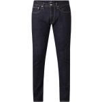 Indigofarbene Ralph Lauren Slim Fit Jeans aus Denim für Herren Weite 42, Länge 34 