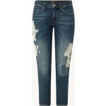 Indigofarbene Bestickte Ralph Lauren Jeans mit Stickerei aus Denim für Damen Größe XS 