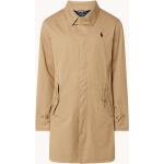 Kamelbraune Unifarbene Ralph Lauren Trenchcoats aus Baumwolle für Herren Größe L 
